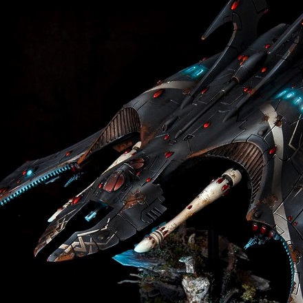 Bemalung von Raumschiffen, Prototypen und Warhammer Armeen